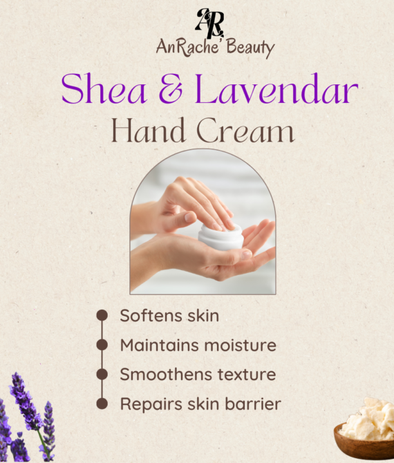 Shea and Lavendar Hand Cream 7.5oz