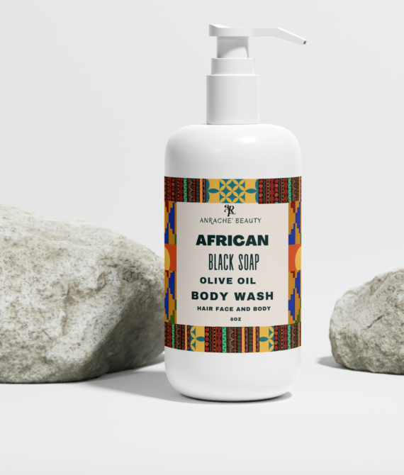 African Black Soap Body Wash -8oz