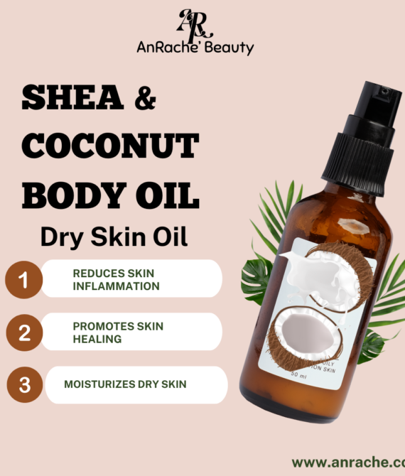 Shea & Coconut Body Oil 8oz