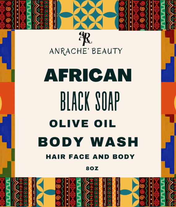African Black Soap Body Wash 16oz