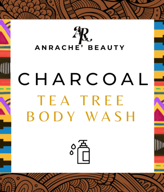 Charcoal Tea Tree Body Wash 17oz